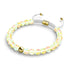 Sunburst | Gold | Galaxy Glass Macrame Bead Bracelet